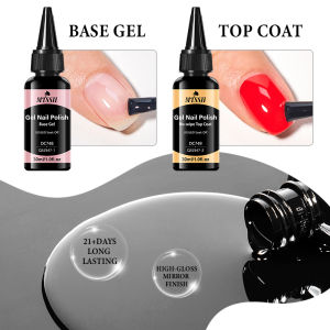 1/2/3pc 30ml Base Gel No-wpie & Matte Top Coat HEMA FREE Transparent Semi Permanent UV/LED Functional Nail Supplies Vernis DIY