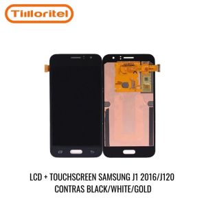 LCD TS SAMSUNG J120 / SAMSUNG J1 2016 KONTRAS BLACK WHITE