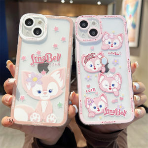 Cute Cartoon Lingna Bei Er Phone Case Full Cover Silicone Protection for  12/13promax 11 New Model 16 Girl Heart 17/xr 8plus 7 Anti-fall 6 Protective Cover
