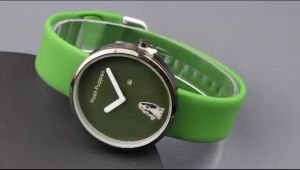 JAM TANGAN WANITA HUSH PUPPIES TANGGAL AKTIF TALI KARET ELEGANT SIMPLE FREE ONGKIR