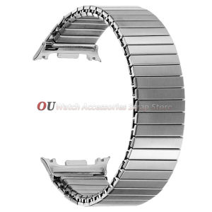 For Samsung Galaxy Watch 8 40mm 44mm Watchstrap Elastic Stretch Bands for Galaxy Watch 8 Classic 46mm Metal Expansion Watchband