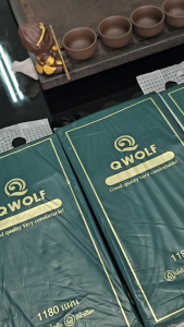 QWOLF ทิชชู่เขียว ทิชชู่ แบบแขวน แถมตะขอ 1180แผ่น กระดาษทิชชู่เช็ดหน้า คุณภาพสูง GB/T20808