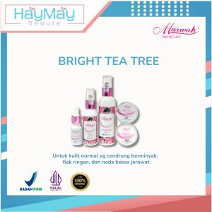 MARWAH BRIGHT TEA TREE - PERAWATAN KULIT BERMINYAK FLEK HITAM