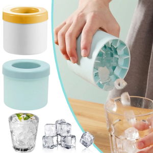 Silicone Ice Cube Mold Round Ice Bucket Summer Homemade DIY Refrigerator Freeze Ice Maker Creative Ice Cube Mold Barware Tools
