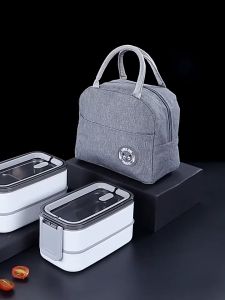 Insulation Lunch Box + Insulation Bag [304] Fresh Lunch Box Can Be Microwave Portable