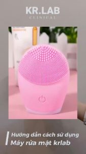 Máy Rửa Mặt KRLAB màu xanh (Tặng 5 miếng nạ KR.Lap )