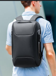 MARK RYDEN Anti Thief Backpack Men Business Fits for 15.6 inch Laptop Backpack USB Charging Back Pack Water Repellent Bag MR9116