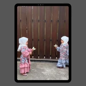 Gamis Ballona Anak Perempuan Motif Bunga Tangan Panjang Usia 1-10 Tahun Terbaru