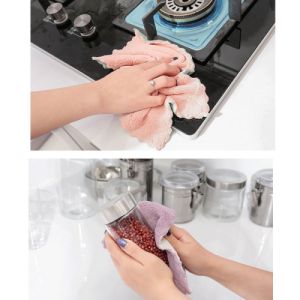 Super Absorbent Microfiber Kitchen Dish Towel High-efficiency Tableware Household Cleaning Towel
