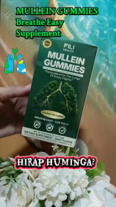 [NEW] MULLEIN GUMMIES - Cleaner lungs respiratory health and mucus reduction boost immunity 42ct