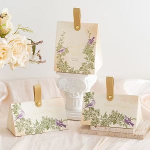 2025 New Fashion Hand-Held Gift Box Wedding Gift Packaging Box Suitable For Candle Handmade Product Packaging Box 10pcs a Set