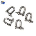 304 ตรง D กุญแจมือสั้นสแตนเลส Breaking D Rigging Shackle Hooks เรือ rigging ฮาร์ดแวร์ M4 M5 M6 M8 M10 M12 M14 M16. 