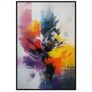 Tranh trừu tượng sơn dầu. Tranh treo tường dán tường Canvas. CGI-246