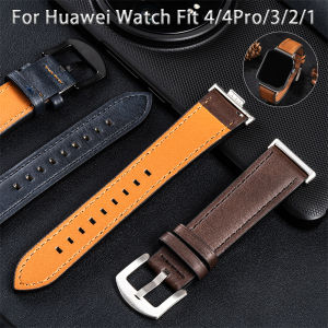 Leather Strap For Huawei Watch Fit 4/4Pro/3 Replacement Sport Wristband Bracelet for Huawei Fit 2 Fit 1 Correas Accessories