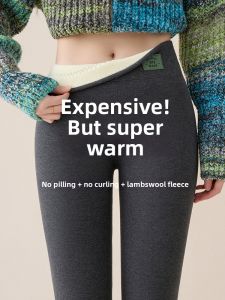 Thick Warmth Wool Cotton Leggings for Women