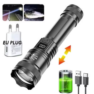 Flashlight Charging Portable Long Range Strong Light Ultra Bright Outdoor Multi functional Work Light