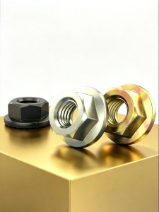 BAIRUITE | Nickel Plated Hex Fluted Washered Screw Cap Anti-Slip Lock
