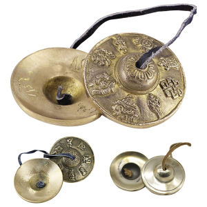 Tibetan Meditation Tingsha Cymbal Bell Mental Health Relief Cymbal Bell Easy To Play Yoga Classes Accessories