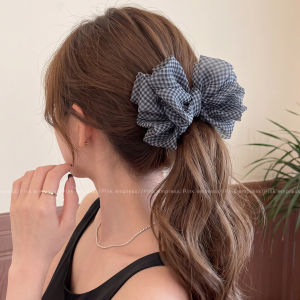 PINK EMPRESS | White Bow Hair Clip For Women With Thin Hair
