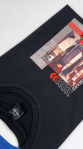 POLICE T-Shirt Cotton Combed Sablon Raster Pria 207280031