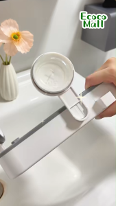 Kệ góc để đồ nhà tắm chịu lực ECOCO hít chân không thế hệ mới dễ dàng lắp đặt và tháo rời tái sử dụng thông minh 25129