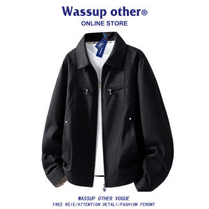 American Retro Cotton Washed Workwear Jacket