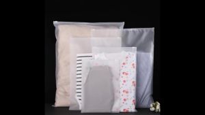 100pcs Matte Eva Ziplock Bags with hole Zip Plastic Packaging Pouch Clothes Storage Shoes Bag Travel