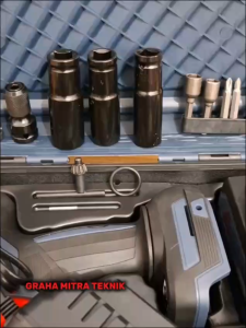 KING Mesin Impact Wrench Type K-88 Promax 88VF 1800Nm Brushless Cordless Buka Baut Mobil Truk Kapal Bor