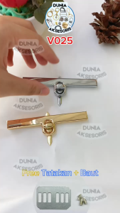 Aksesoris Tas Variasi V091 Plat Kunci Putar / Buckle - Aksesoris Tas (IMPORT)