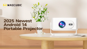 Magcubic HY300 Max Projector 400ANSI Android 14.0 Auto Focus 4K HDR Short Throw Projection BT5.4 Wifi 6