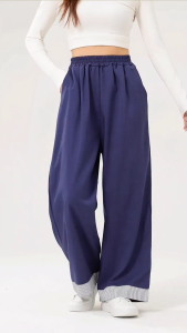 KM Sabine Women Straight Cutting Loose Pants [P1066]