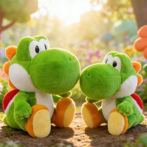 clu Super Mario Yoshi Plushie Cute Green Dinosaur Stuffed Toy Soft Companion Doll ulc
