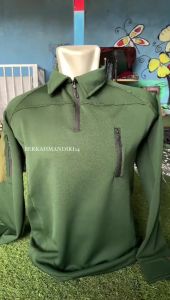 Kaos BDU Tactical Scuba Combat Velcro Lengan Panjang Resleting Loreng Malvinas
