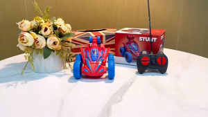 SKISOPGO Kids Remote Control Car RC Drift Stunt 360° Rotating Remote Control Car Electric  Stunt RC Toys