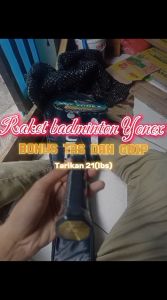 Raket Badminton Bulutangkis YONEX - FREE GRIP & TAS -Raket Import - Raket Dewasa Murah