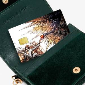 KULECHAOWAN | Japanese manga Death Note Anime Spend or Save Funny Shell On Off Ultra Thin No Fade Sticker Skin Cover Film for Debit Credit