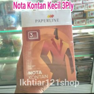 Buku Nota Kontan Paperline Kecil 3 Ply/Nota Kontan Rangkap tiga