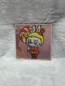 (ส่งจากไทย) คริสตัลครอสติช ภาพปักเพชรDIY ครอสติสคริสตัล Diamond Painting ลายการ์ตูนขนาด 20X20ซม.