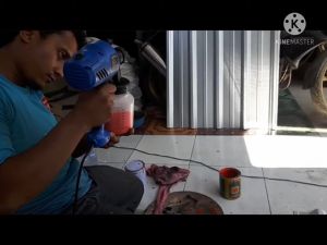 Kompresor Cat Mini Listrik Paint Zoom Spray Gun Alat Cat Semprot Elektrik Murah