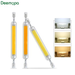 Super Bright LED R7s COB Glass Tube 15W 20W 30W 50W 78mm 118mm J78 J118 Corn Light Bulb AC 220V 110V Home Replace Halogen Lamp