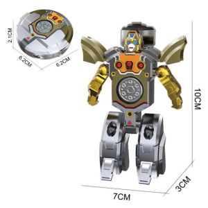 Innovative Robot Transformable Fidget Spinner Creative Hand Spinner Stress Relief Sensory Gadget Portable Desk Toy for Adults