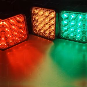 1ชิ้น ไฟสปอร์ตไลท์ LED 12V-24V สีขาว สีเหลือง สีเขียว สีแดง รถบรรทุก รถยนต์ รถเตอร์ไซค์ และทั่วไป (MiniS)