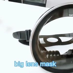 GOGO Wet Snorkeling Set Snorkel Set for Adult Diving Mask with Snorkel Mask Set Panoramic View Tempered Glass HD