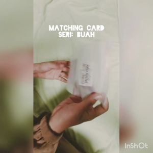 Matching Card Memori Game Beragam Seri Buah Hewan Kendaraan Profesi