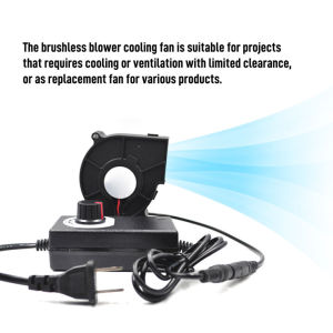 พัดลมหอยโข่ง DC 12v 9733 รุ่นปรับได้ พัดลมก้นหอย พัดลมโบเวอร์ พัดลมจิวเล็กหอย 9733 พัดลมโบเวอร์ 9733 พัดลมโบลเวอร์ 9733