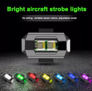 Lampu Strobo LED 7 warna Anti Tabrakan IP68 Waterproof