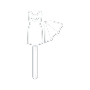 YOMDID 3pcs Hanging Decor Mini Bat Sewing Templates DIY Bat Themed Pattern Quilting Stencils Durable PET Templates
