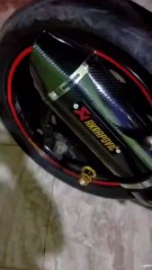 Knalpot Akrapovic Evo Untuk Motor R15 Cbr 150R Vixion Gsx Byson Xabre Mt15 Cb150R Supra GTR Sonic Pulsar MX 135 150 180 200 220 King New Old Lama Racing