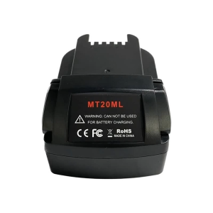 New MT20ML Battery Adapter Converter for Milwaukee 18V Cordless Power Tools for Makita 18V Li-Ion Battery Accessories Black