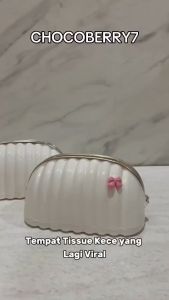 Chocoberry7 Tempat Tisu Desain Mini Pouch / Kotak Wadah Tisu Lucu / Aesthetic Tissue Box / Tempat Penyimpanan Tisu Minimalis